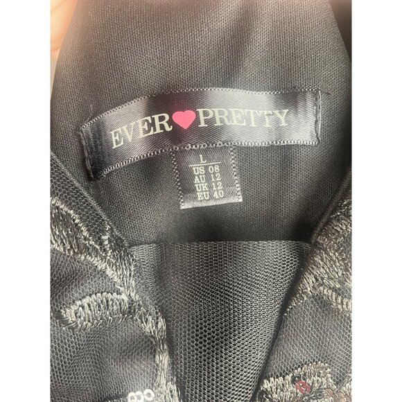 Black Tulle Lace Dress With Sequins Veil L Dead Bride Black Wedding Goth Fairy - Picture 8 of 14